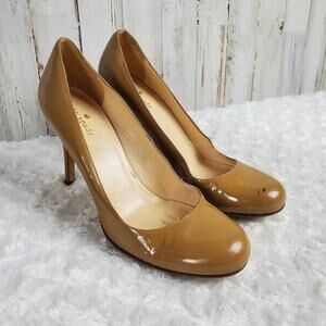 Kate Spade Platform High Heel Pumps Casual Everyday Women Tan Size 8